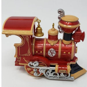 Hallmark Santa CERTIFIED Toy Train #1 Series Keepsake Ornament - 2013
